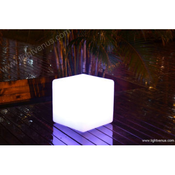 color changing led side table cube